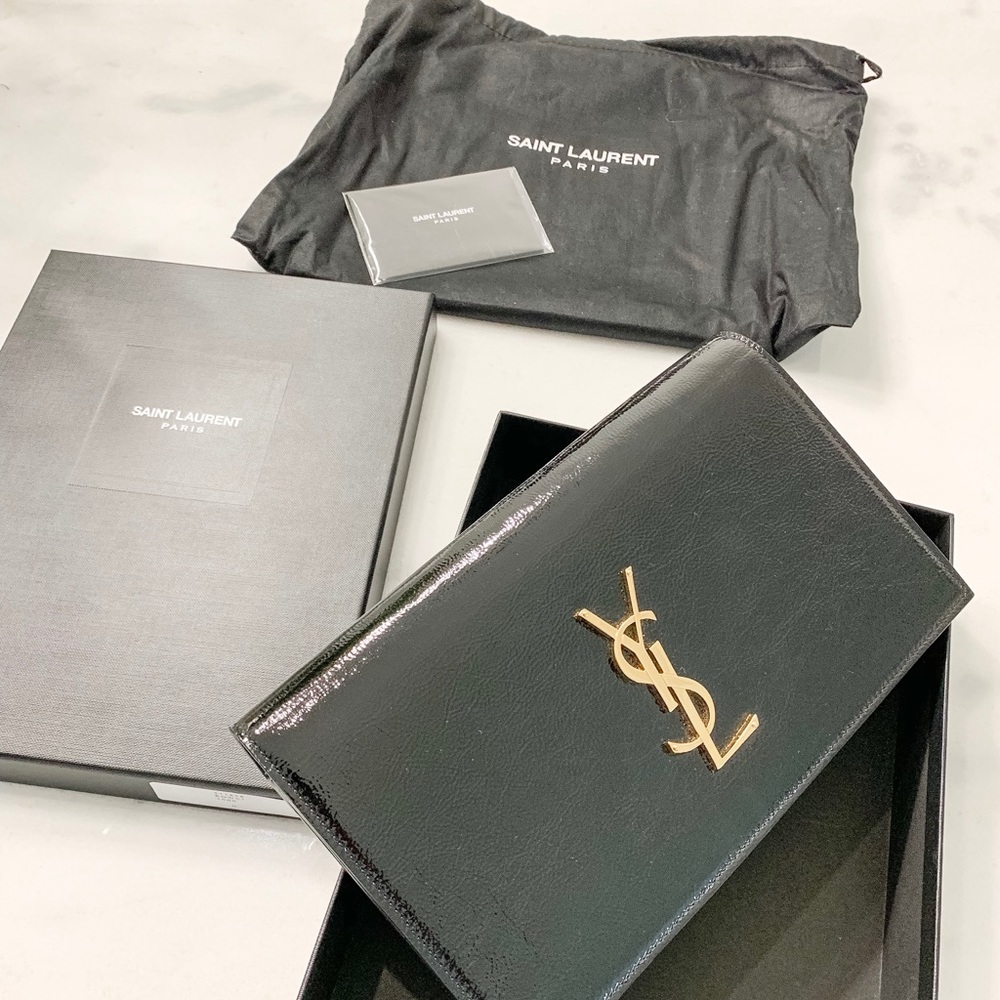 Saint Laurent Black Clutch